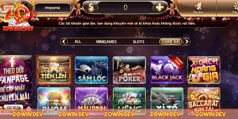 Đăng Nhập ZOWIN - Chạm Một Lần, Giải Trí Suốt Cả Ngày 2 Bước 1: Truy cập vào trang chủ