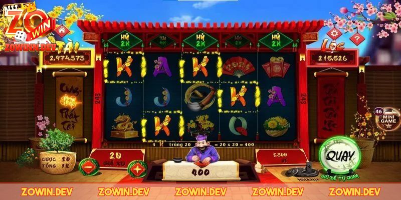 Slotgame Ông đồ ZOWIN là trò gì?