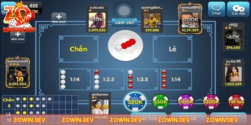 Xóc đĩa thắng thua quy tắc đơn giản, rõ ràng